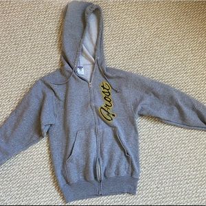 Ice Allstars cheer hoodie zip up womens grey sz small